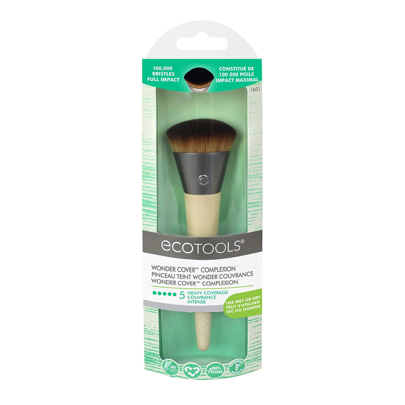 EcoTools Makeup Brush for Professional Finish, for Foundation and Pressed Powder EcoTools