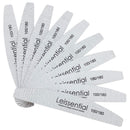 Nail Files and Buffers, 100/180 Grit Nail File Set, Double Sided Emery Boards Manicure Tools for Nail Grooming and Styling Fanzbike