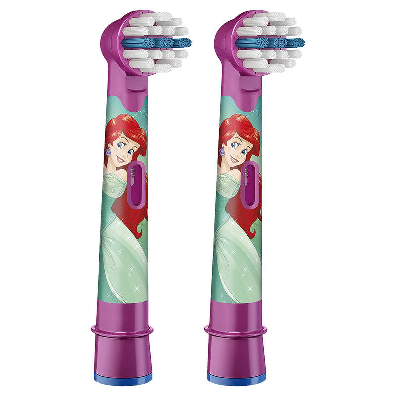 Oral-B Kids Extra Soft Replacement Brush Heads featuring Disney Princesses, Ages 3+, 2 count Oral-B