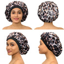 LAYKAY Silky Satin Bonnet - Adjustable Head Size Sleep Silk Bonnet - Double Layer Satin Lined Sleeping Cap - Reversible Hair Bonnet,One Size LAYKAY