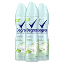 Degree Antiperspirant Spray Deodorant for women Apple & Gardenia 48-Hour Protection 3.8 oz 3 Count DEGREE