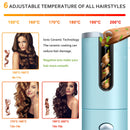 Unbound Cordless Automatic Hair Curler, Anti-Tangle Wireless Auto Curling Iron Wand,Portable USB Rechargeable Spin Curler Ceramic Barrel Rotating for Long Hair,Fast Heating for Hair Styling AURUZA