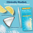 Lumineux 2-in-1 Whitening Pen Enamel Safe and Clinically Proven to Whiten Without The Sensitivity - Removes Coffee, Tea, and Smoking Stains Infinity Warehouse