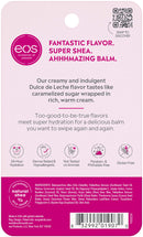 eos Super Soft Shea Sphere Lip Balm - Dulce De Leche | Deeply Hydrates and Seals in Moisture | Sustainably-Sourced Ingredients | 0.25 oz eos