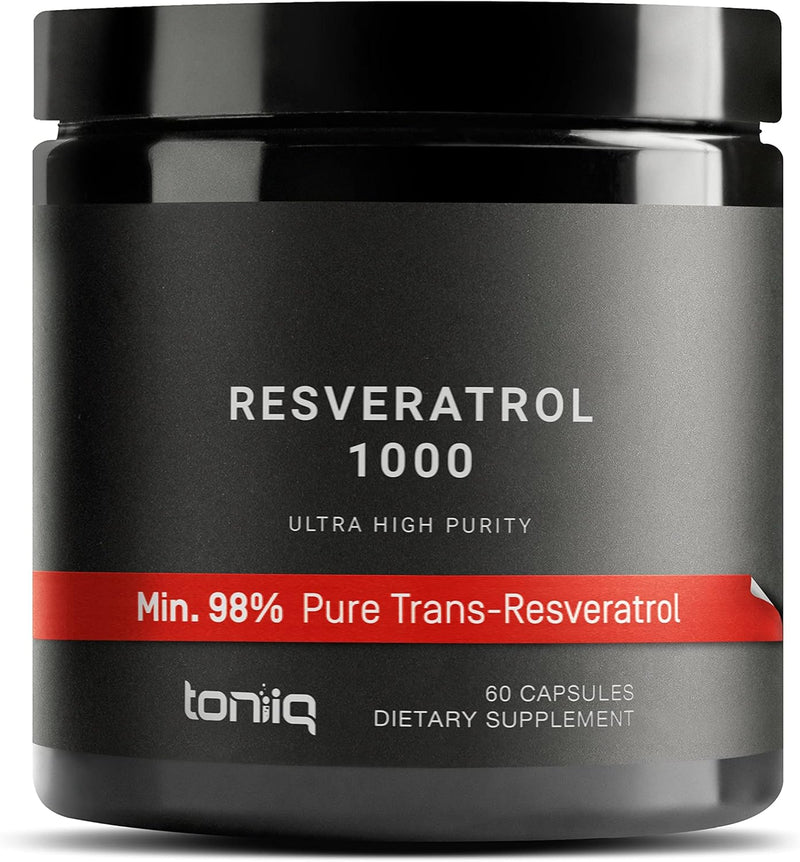 Ultra High Potency Third-Party Tested Trans Resveratrol 1000mg - 98% Pure, Highly Purified and Bioavailable - Resveratrol Polygonum Root Extract - 60 Capsules Infinity Warehouse
