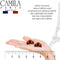 Camila Paris CP2628/2 French Hair Clips for Women, Set of 2 Small 1 inch Girls Hair Claw Clips Jaw Fashion Durable and Styling Hair Accessories for Women, Made in France with Cellulose Camila