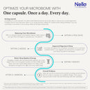 Nella Gut Health Supplements for Women & Men (30 Capsules), Energy Boosting Probiotics for Digestive Health, 3 Strains, Daily Probiotic Pills, Supports Workout & Recovery Infinity Warehouse