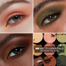 Morphe 9B Matte Essentials Artistry Palette - Warm Toned Makeup Palette - Highly Pigmented Matte Eye Makeup with a Blendable & Buildable Formula (0.35 oz) Infinity Warehouse