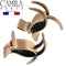 Camila Paris CP2417 French Hair Clip for Women, Burgundy 3 Teeth Ponytail Holder, Girls Hair Claw Clips Jaw Fashion Durable Styling Hair Accessories for Women, Strong Hold No Slip Grip, Made in France Camila