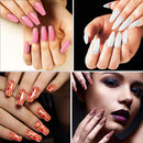 Poly Nail Gel Kit, Phoenixy 6 Colors Poly Nail Extension Gel Kit with 36W LED U V Nail Lamp Basic Nail Art Tools All In One Manicure Starter Kit Gift phoenixy
