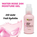 Garnier SkinActive Water Rose 24H Moisture Gel with Rose Water and Hyaluronic Acid, Face Moisturizer, For Normal to Combination Skin, 2.4 Fl Oz Garnier