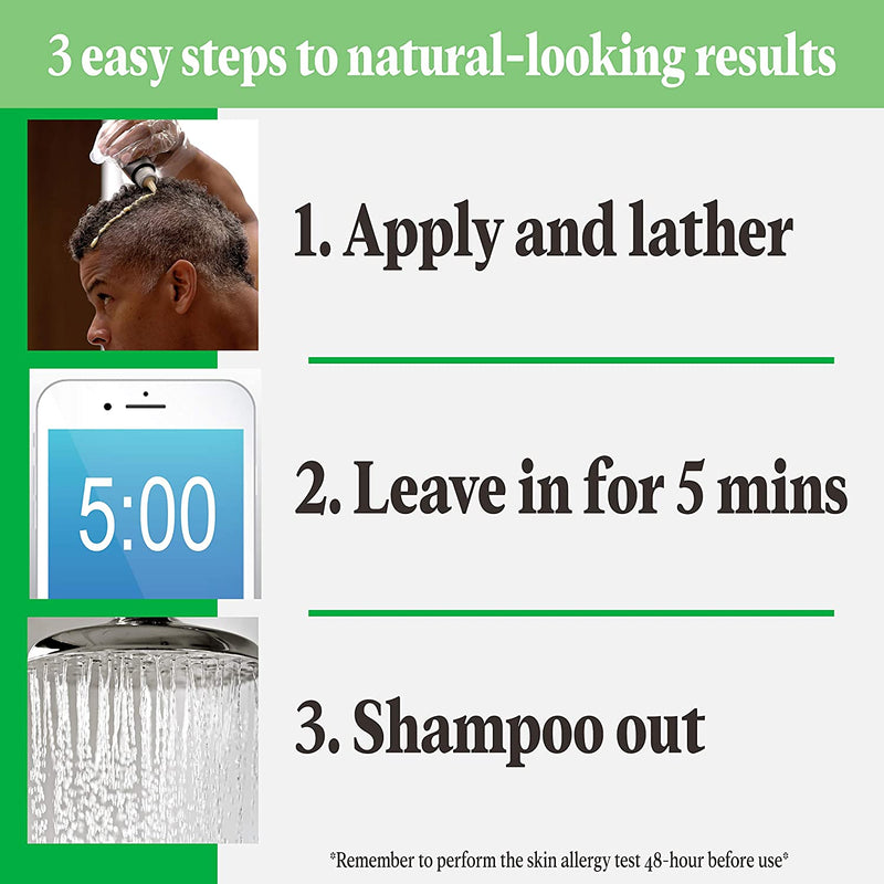 Just for Men Shampoo-in Color (Formerly Original Formula), Gray Hair Coloring for Men, Medium Red Brown, 12 Count Just for Men Store