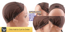 Bella Hair Upgraded Breathable Lace Front Wig Cap with Adjustable Straps and Combs for Black Women Sewing Wigs, Dark Brown Medium Size Bella Hair