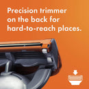 Gillette Fusion5 Razors for Men, 1 Gillette Razor, 4 Razor Blade Refills, Lubrastrip for a More Comfortable Shave Gillette