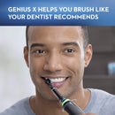 Oral-B Genius X Limited, Electric Toothbrush with Artificial Intelligence, 1 Replacement Brush Head, 1 Travel Case, Midnight Black Oral-B