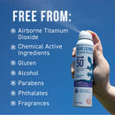 BLUE LIZARD Sport Spray Sunscreen SPF 50+, Cream, Unscented, 5 Fl Oz BLUE LIZARD