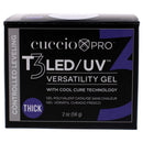 Cuccio Pro T3 Cool Cure Versatility Gel - Controlled Leveling Clear 2 Oz Cuccio Pro