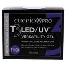 Cuccio Pro T3 Cool Cure Versatility Gel - Controlled Leveling Clear 2 Oz Cuccio Pro
