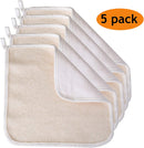 Paradiso 5pk Soft-Weave Wash Cloths, White Paradiso
