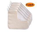Paradiso 5pk Soft-Weave Wash Cloths, White Paradiso