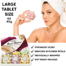 Fiora Naturals Shower Bombs Aromatherapy Gifts for Women- 6 Shower Steamer Vapor Tablets with Essential Oils for Stress Relief Vaporizing Spa Shower, Bath Bomb for Shower, Shower Melts, Gift for women Fiora Naturals Store