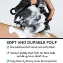 Slick- Loofah with Handle, Loofah Back Scrubber, Back Loofah, Loofah Brush with Long Handle, Loofah on A Stick, Shower Loofah with Handle, Shower Supplies, Loofah Scrubber, Loofah Back Scrubber Slick Solutions