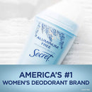 Secret Aluminum Free Deodorant for Women, Coconut Scent, Invisible Solid, 2.4 Oz (Pack of 3) Secret