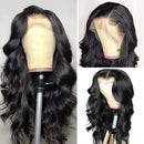 UNice Hair Body Wave Lace Front Human Hair Wigs, Unprocessed Brazilian Virgin Human Hair 13X4 Lace Frontal Wig Pre Plucked with Baby Hair 150% Density (20 Inch) UNICE Store