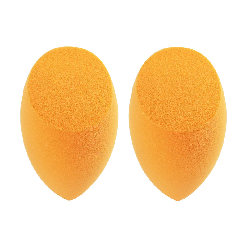Real Techniques Miracle Complexion Sponge Makeup Blender, For Makeup and Foundation Blending, Set of 2 Beauty Sponges Real Techniques
