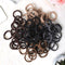 SYGY 100PCS Hair Ties for Women, Elastic Cotton Thick Seamless Hair Bands, No crease No damage for Thick Hair, Simple Ponytail Holders/Headband Scrunchies/Hair Accessories, 5 Colors SYGY