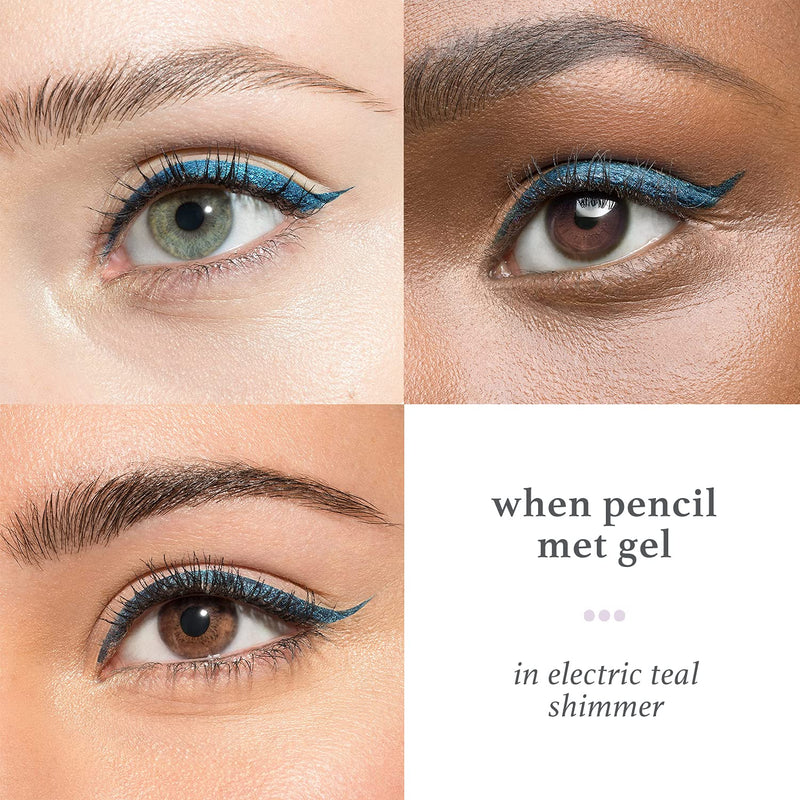 Julep When Pencil Met Gel Long-Lasting Waterproof Gel Eyeliner, Electric Teal Shimmer Julep Store