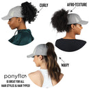 Ponyflo Active Ponytail Hat - Ponytail Caps for Women, Designed for Curly Hair (Grey) Ponyflo Store