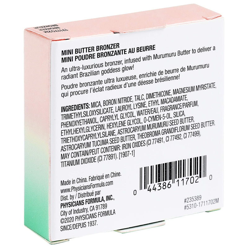 Physicians Formula Mini Murumuru Butter Cream Shimmer Makeup, Bronzer, 0.12 Ounce Physicians Formula