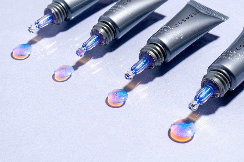 COSMEDIX Opti Crystal Liquid Crystal Eye Serum, Reduce Dark Circles, Improve fine lines and wrinkles, Soothing Coconut and Liquid Crystals, Cruelty-Free, Gluten Free COSMEDIX