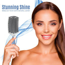 Osensia Curly Hair Brushes for Women with Nylon and Boar Bristle Brush for Women - Detangling Brush for Black Natural Hair - Hair Detangler Paddle Hair Brush for Thick Hair Women Osensia