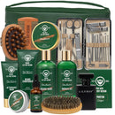 Bath and Body Gift Set for Men Spa Gift Bag for Father 12 Pcs Bag Gifts for Fathers Day Gifts Beard Care Kit Beard Set Self Skin Care Set Bath Spa Gift Set for Men Christmas Birthday Gifts for Men