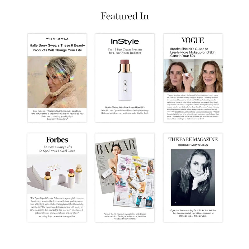 Ogee Sculpted Face Stick (MOONSTONE - ULTRAVIOLET SHEEN) Certified Organic Highlighter Makeup - Multi-Use Glow Highlighter Stick Infinity Warehouse