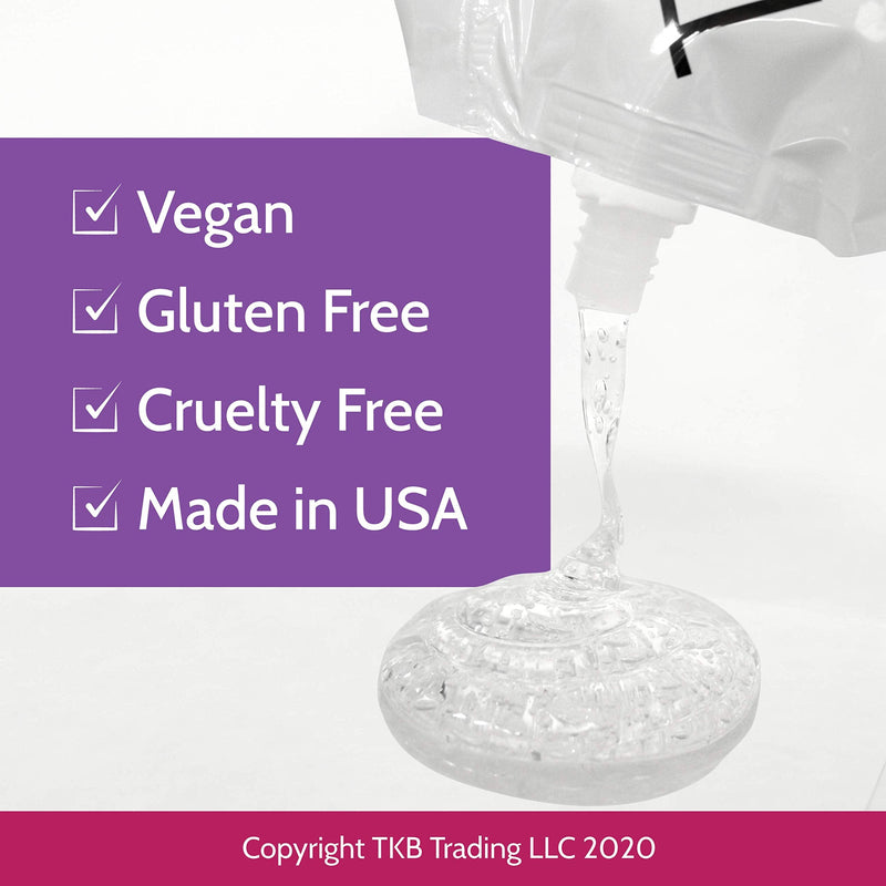 TKB Lip Gloss Base | Clear Versagel Base for DIY Lip Gloss, Moisturizing, Non-Sticky, Vegan, Made in USA(5.5oz (2 pack)) TKB Trading, LLC