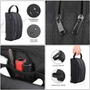 emissary Nylon Men's Toiletry Bag - Large Waterproof Shower Bag - Travel Toiletries Bag - Dopp Kitt for Men - Toiletry Bag for Men and Women - Shaving Bag for Men Travel (Black Water-Resistant) emissary