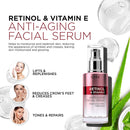 AZURE Retinol & Vitamin E Anti Aging Facial Serum - Moisturizing, Lifting & Replenishing | Reduces Wrinkles, Fine Lines & Creases | Tones & Repairs Skin | Made in Korea - 50mL Azure Cosmetics Store
