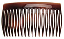 France Luxe 18 Tooth French Side Comb Pair - Tortoise France Luxe