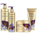 Pantene, Co Wash, Detangling Milk, Butter Cream, and Hair Pudding Treatment Kit, with Argan Oil, Sulfate Free, Pro-V Gold Series, for Natural and Curly Textured Hair Pantene