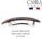 Camila Paris CP1438/2 French Hair Barrette Clip for Girls, Tortoise Small 2.5 inch Set of 2 Strong Hold Grip Hair Clips for Women, No Slip and Durable Styling Girls Hair Accessories, Made in France Camila