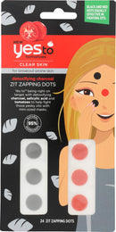 Yes To Tomatoes Detoxifying Charcoal Zit Zapping Dots, Red, 24 Count (1025182) Yes To