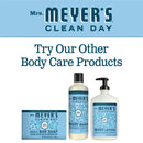 Mrs. Meyer's Clean Day Bar Soap, Use as Body Wash or Hand Soap, Cruelty Free Formula Made with Essential Oils, Rain Water Scent, 5.3 oz, 4 Bars MRS. MEYER'S CLEAN DAY