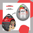Yes To Tomatoes Clear Skin Detoxifying Charcoal Peel-Off Mask for All Skin Types To Detoxify Skin & Peel Away Impurities, 3 Count, Pack of 3 Yes To Store