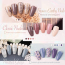 Gellen Gel Nail Polish Kit - With Top Base Coat, 16 Colors Jelly Nail Gel Series Translucent Skin Tones, Trendy Nail Art Glitters Designs DIY Home Gel Manicure Set GELLEN