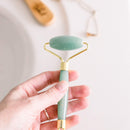 Jade Roller for Face - Skin Care Tools Used With Beauty Products, Jade Face Roller for Face, Small Eye Roller for Puffy Eyes, Face Massager for Women Face Care, Facial Roller Self Care Gifts for Women Beauty by Earth