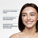 AHA/BHA Exfoliator For Face - 10% Glycolic Acid Exfoliating Cleanser With Salicylic Acid, Fruit Antioxidants & Peptides - Toner & Peel For Face - Brightens Complexion & Minimizes Pores, 4 oz. NAELI