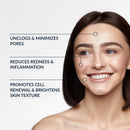 AHA / BHA Exfoliating Face Wash - 10% Glycolic Acid & Salicylic Acid Cleanser, Anti Aging Acne & Wrinkle Reducing Facial Exfoliant, Pore Minimizer & Brightening Scrub - Vegan & Cruelty Free, 4 oz NAELI